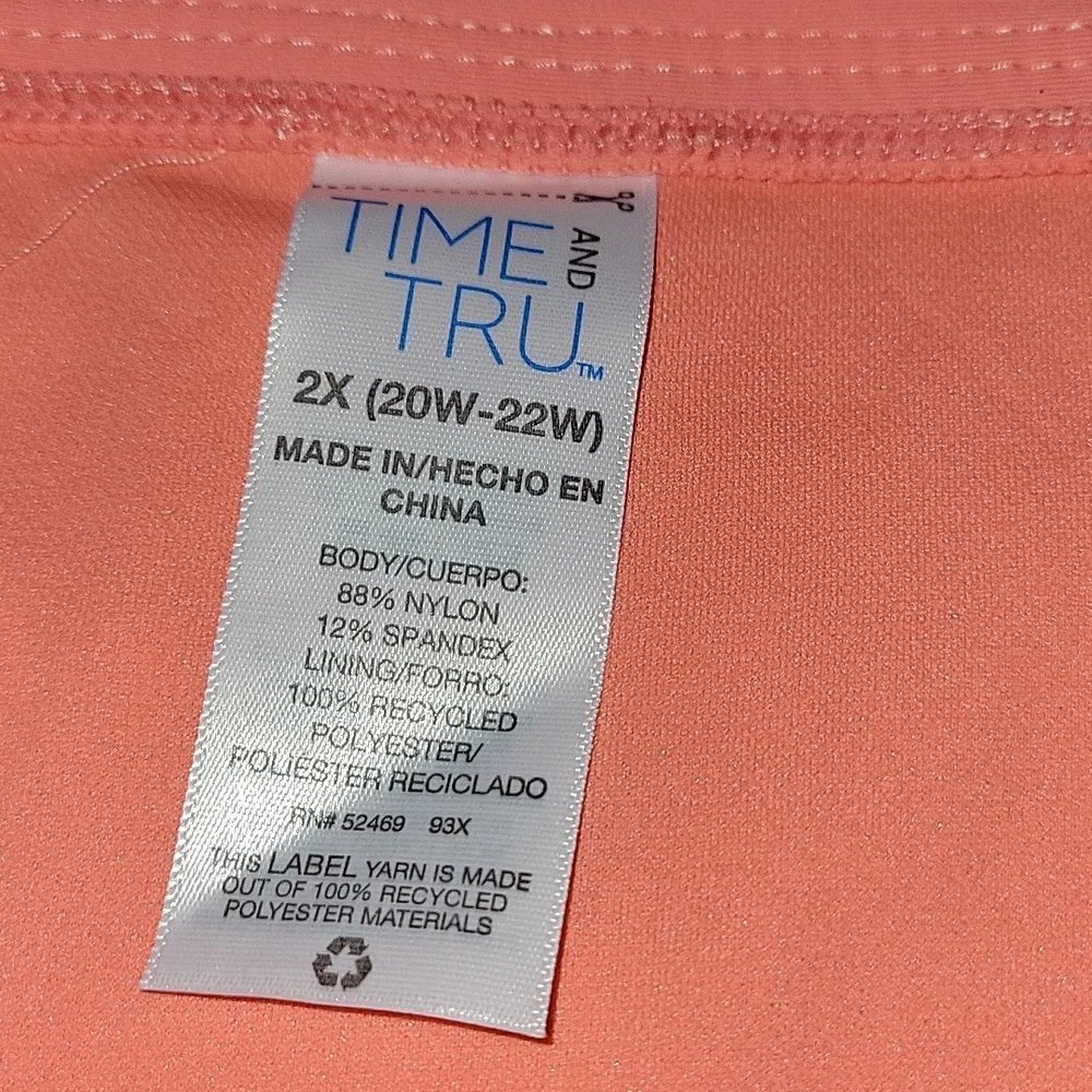 NWT Women's Size 2X(20W-22W)High-Leg High Waist Swim Bottom - Picture 3 of 4